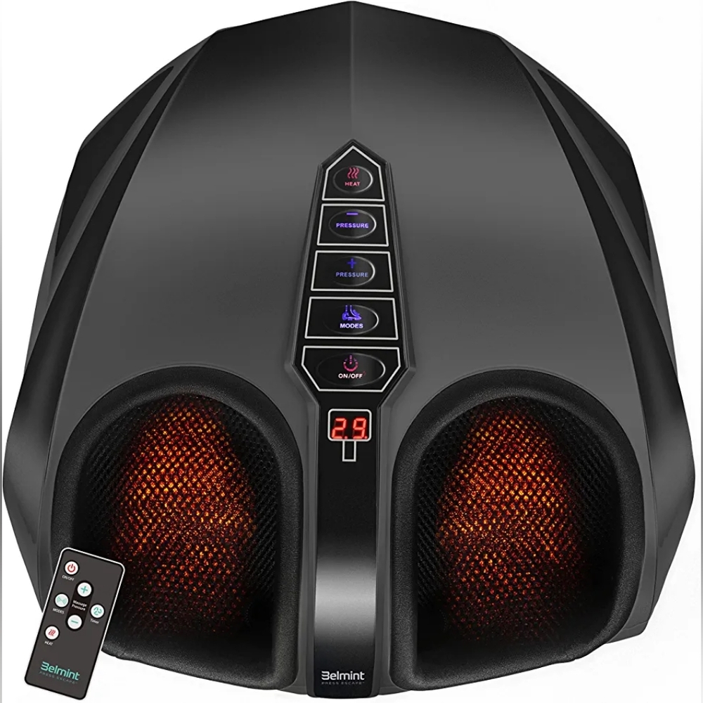 Foot Massager Machine Shiatsu Foot Massager with Heat Deep-Kneading Massager